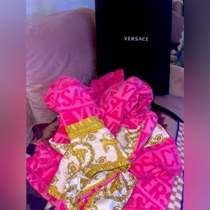 Fuchsia Versace Bath Robe